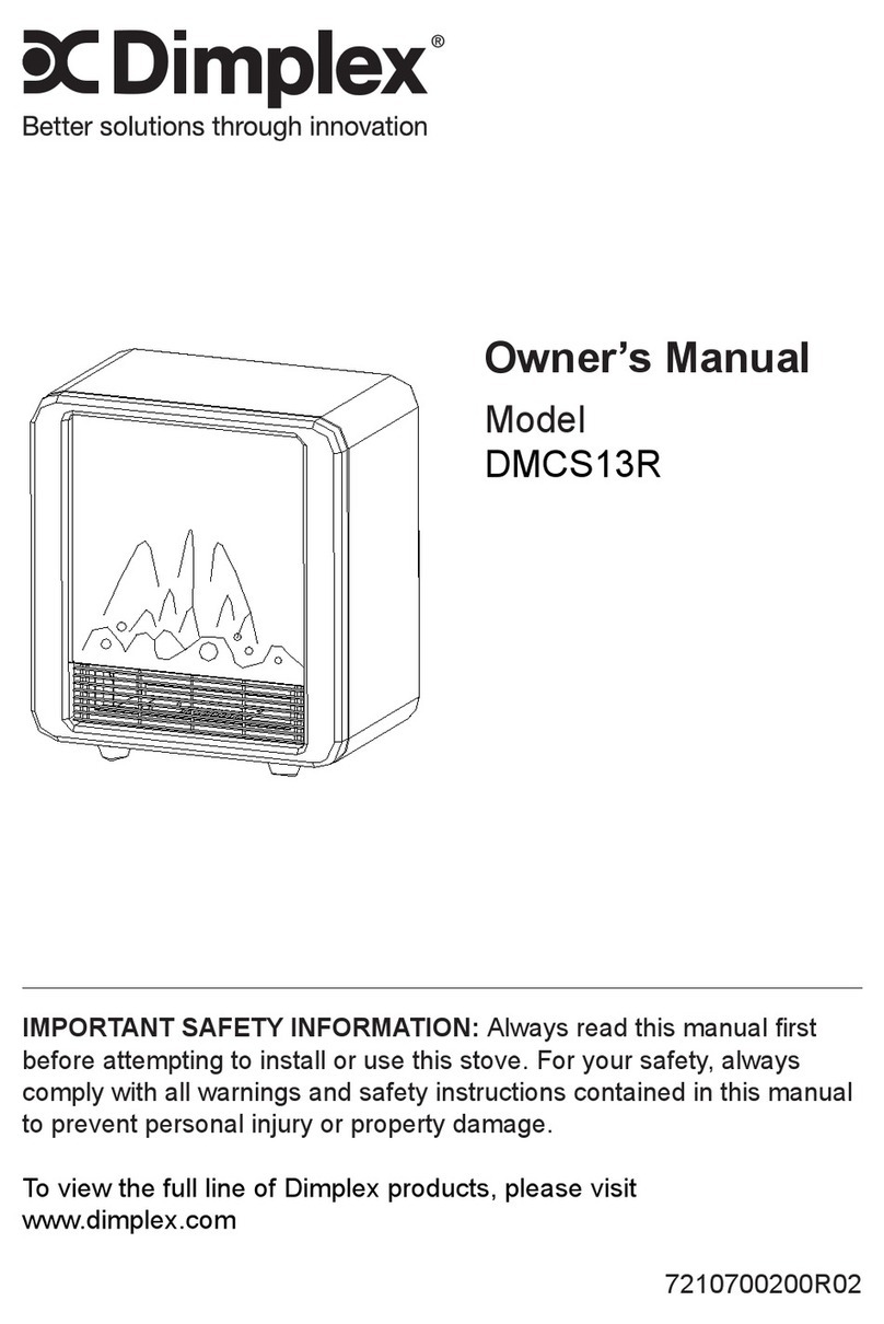 Dimplex DMCS13R owner's manual
