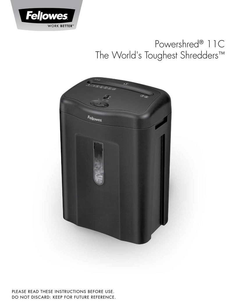 Fellowes Powershred 11C manual