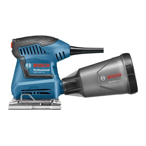 Bosch GSS Professional 140-1 A User manual Bosch GSS Professional 140-1 A User manual