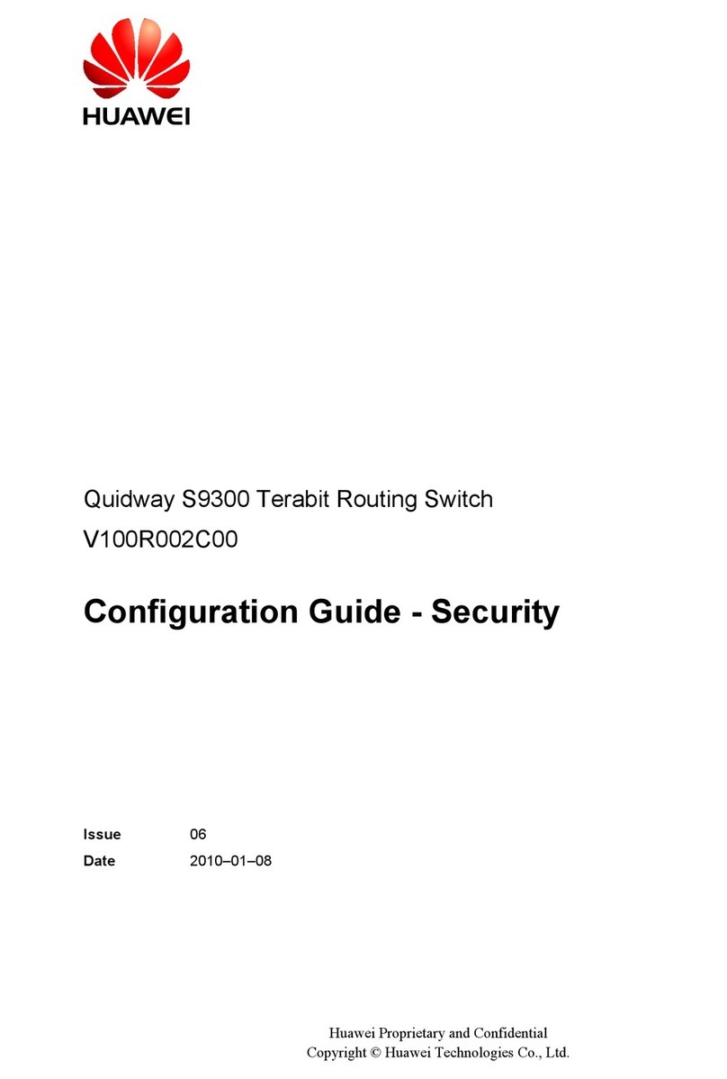 Huawei Quidway S9300 Configuration guide