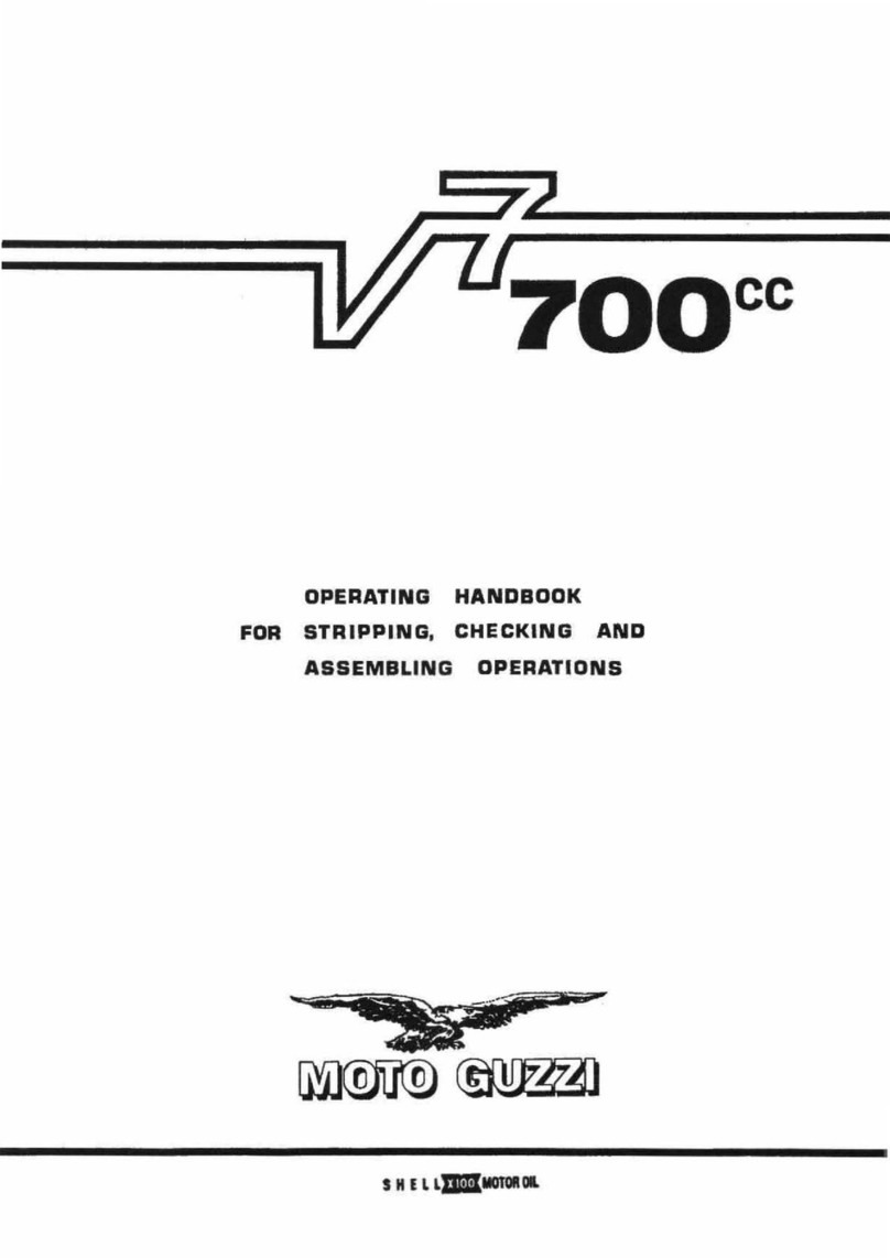 MOTO GUZZI V-7 700 User manual MOTO GUZZI V-7 700 User manual