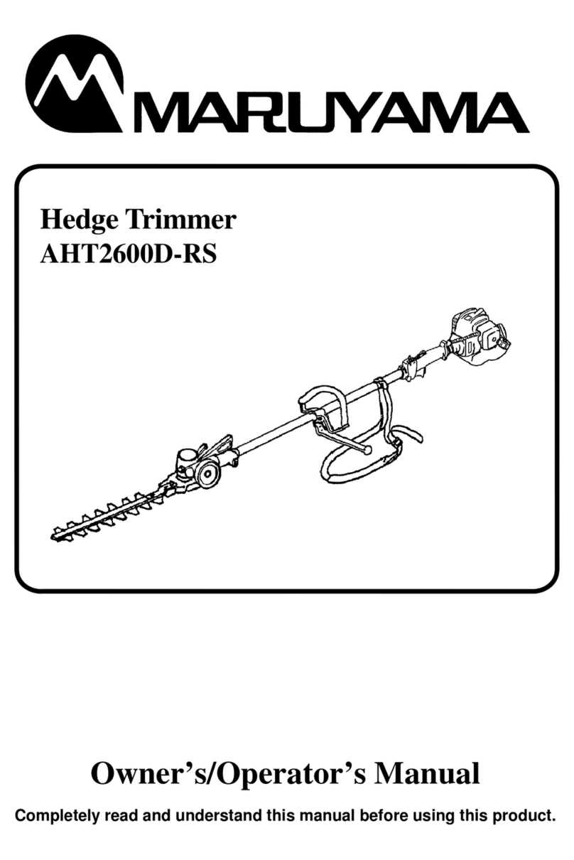 Maruyama AHT2600D-RS Owner's/operator's manual