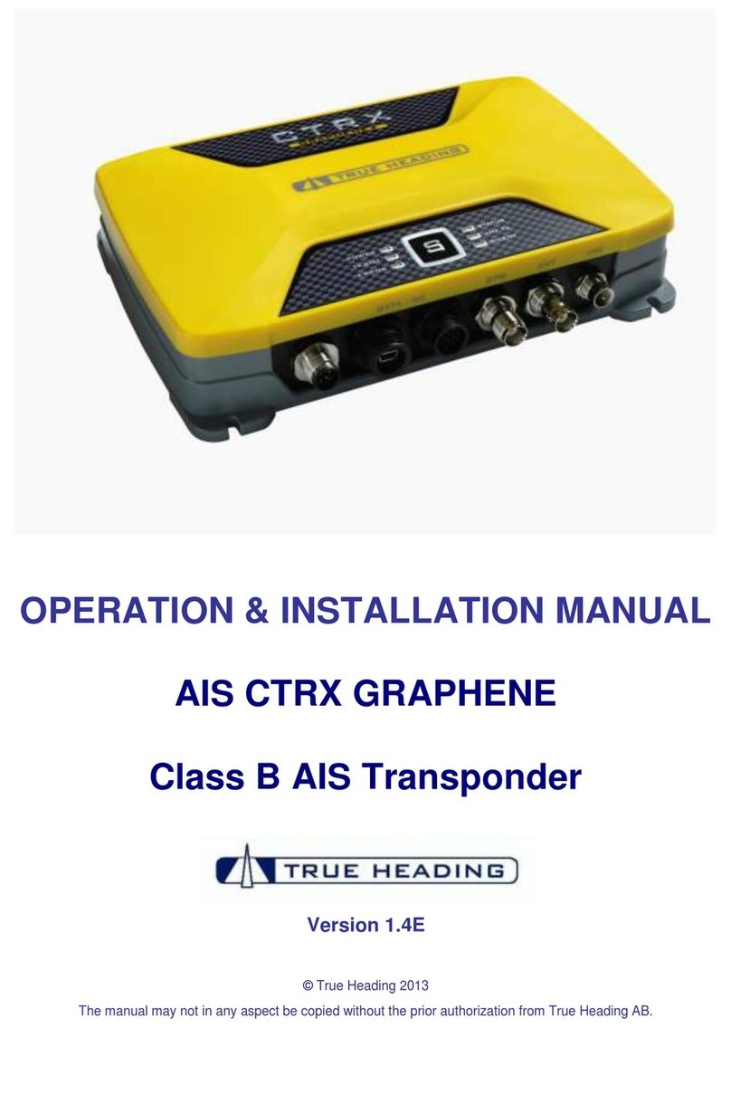 True Heading AIS CTRX GRAPHENE Operation & installation manual