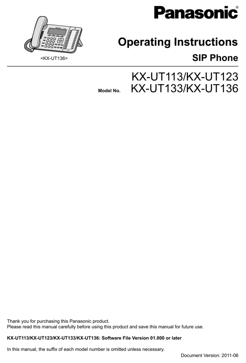Panasonic KX-UT113 User manual