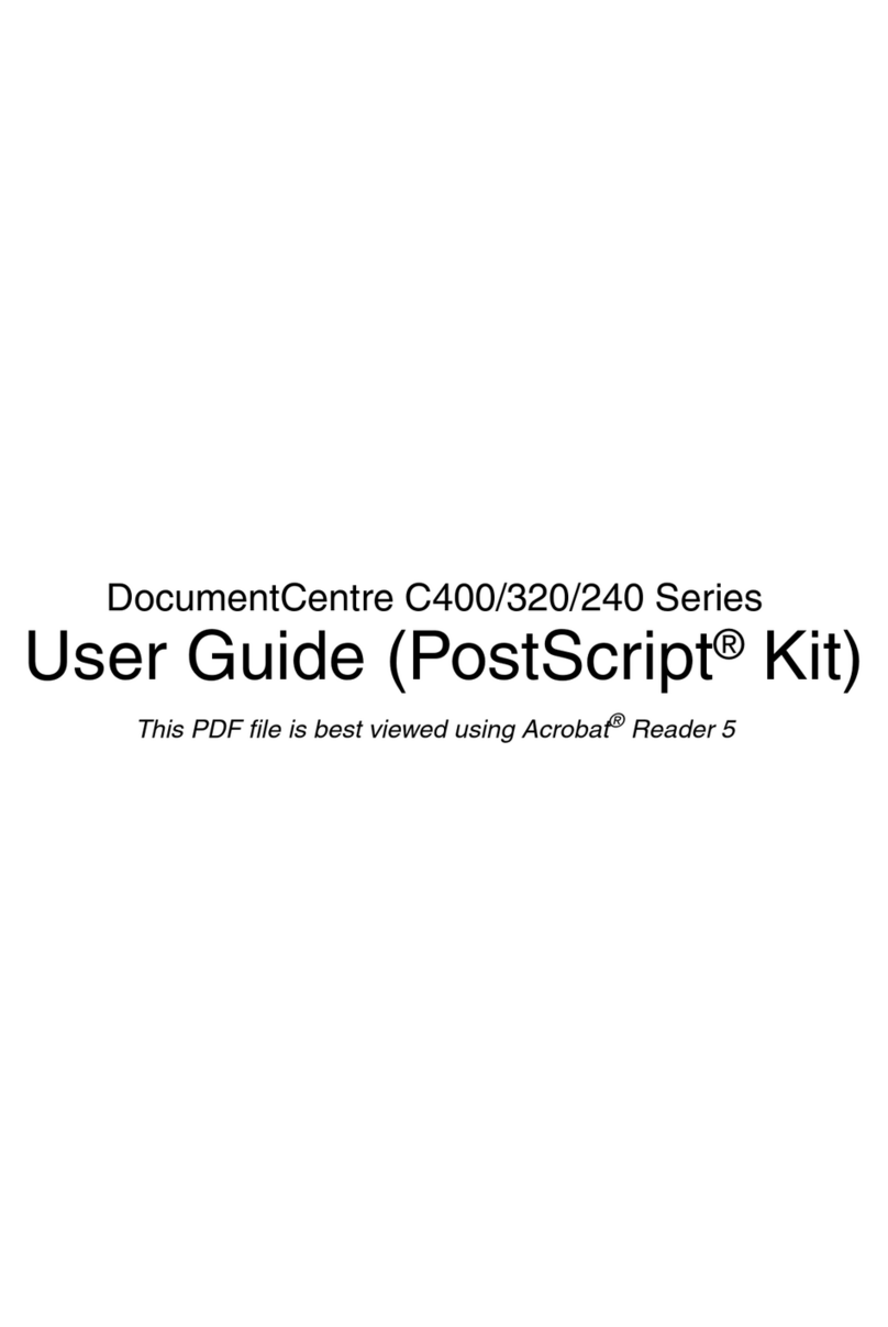 Xerox DocumentCentre C400 Series User manual