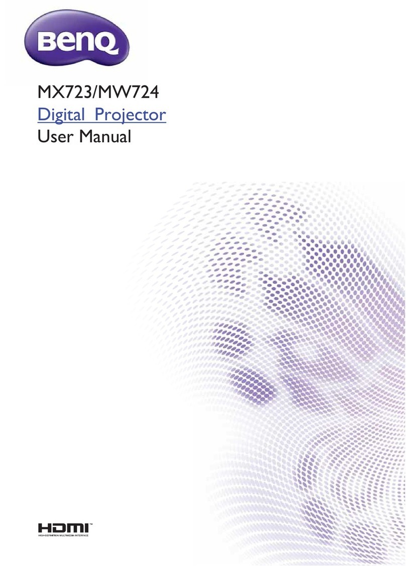 BenQ MX723 User manual