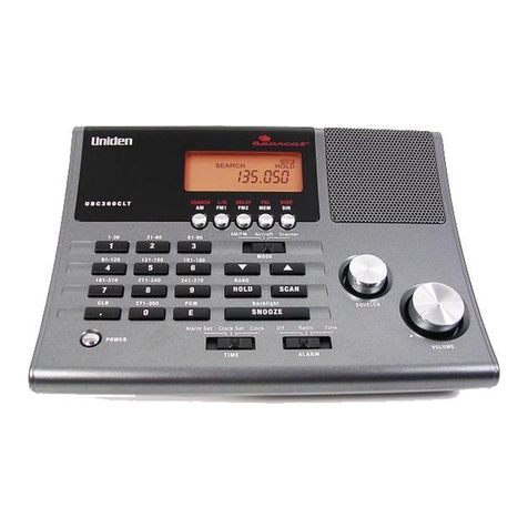 Uniden UBC360CLT User manual