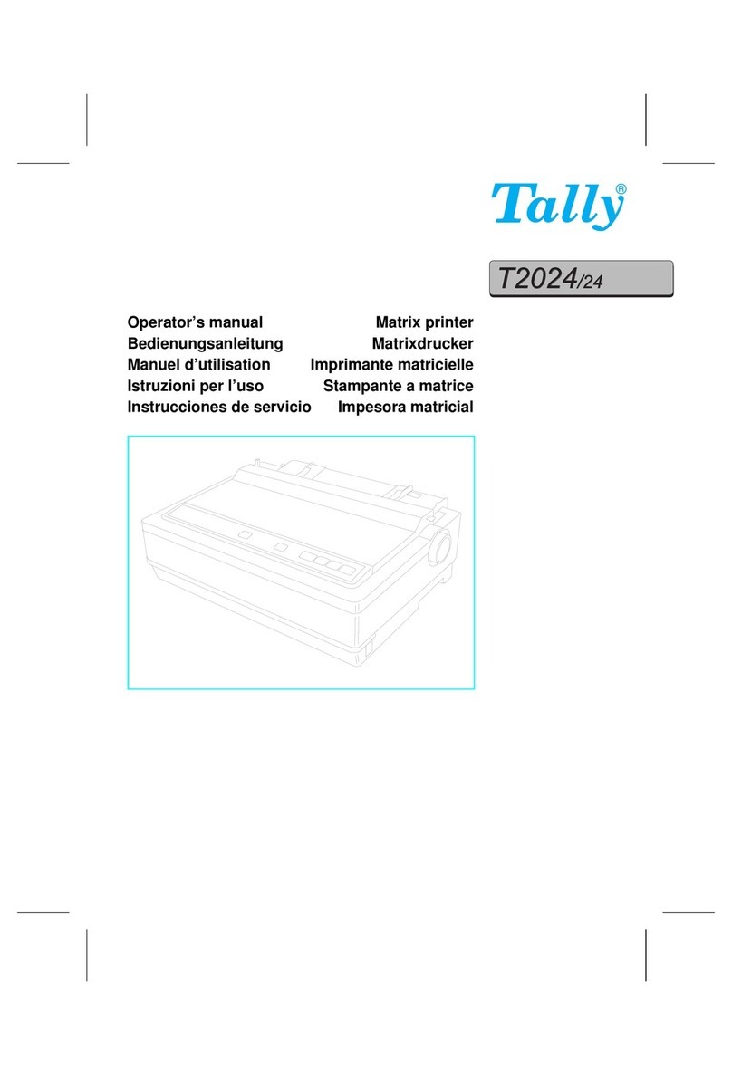 Tally T2024/24 User manual
