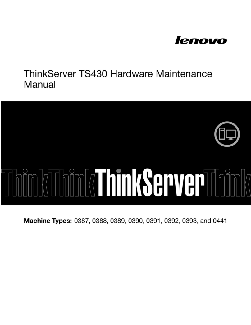 Lenovo ThinkServer TS430 0387 Owner's manual