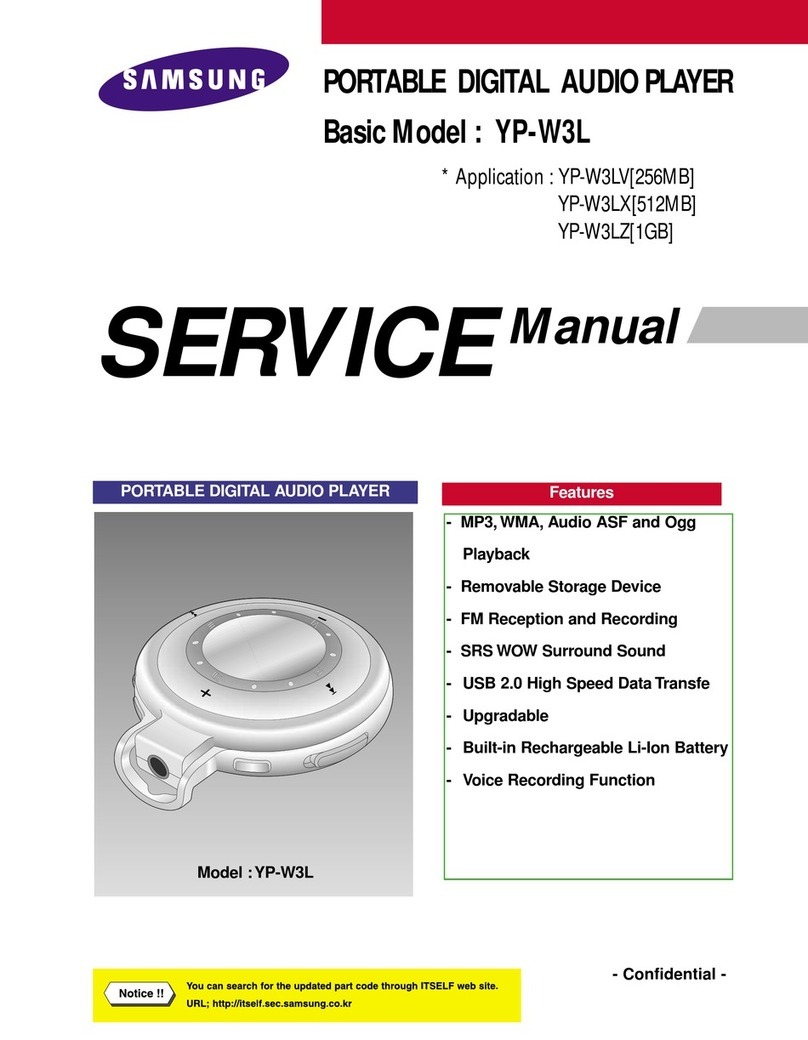 Samsung YP-W3L User manual