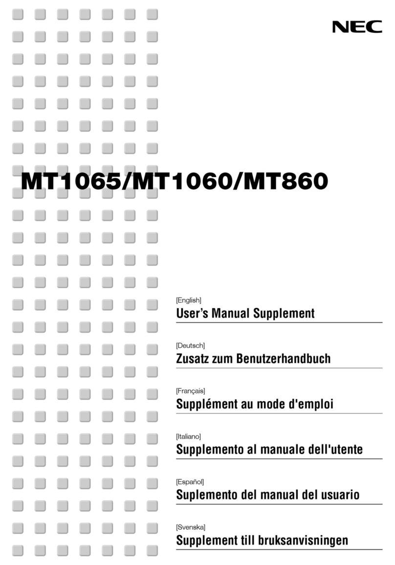 NEC MT1065 - MultiSync XGA LCD Projector Configuration guide