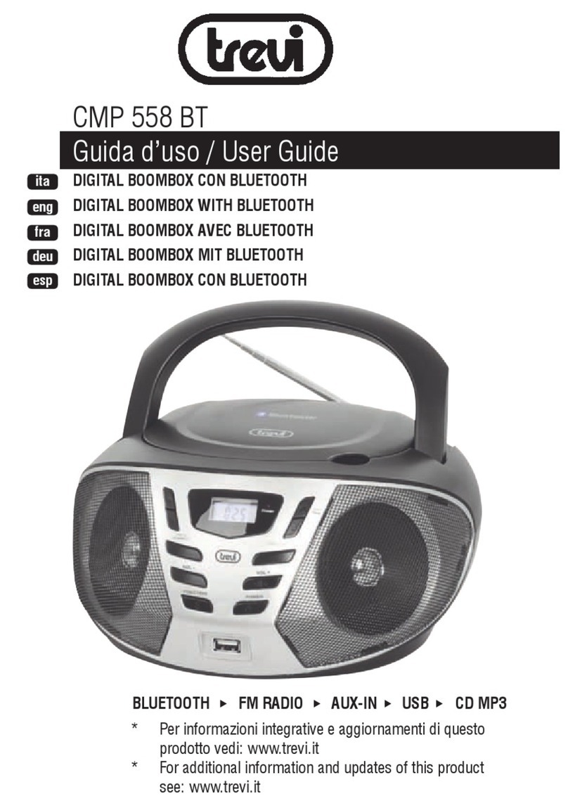 Trevi CMP 558 BT User manual