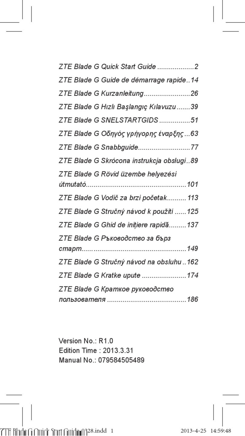 Zte Blade G User manual