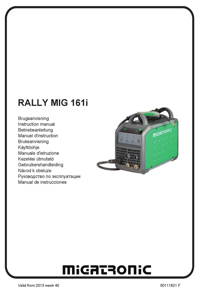 Migatronic RALLY MIG 161i instruction manual