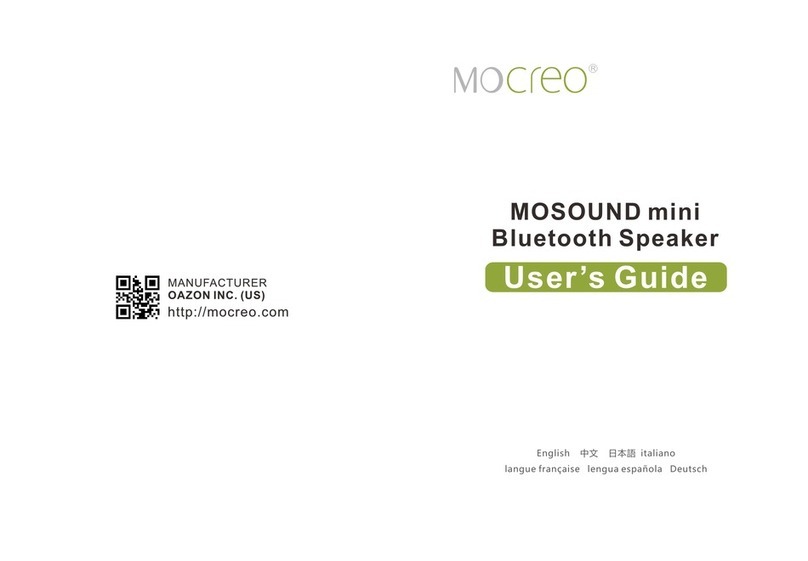 Mocreo MOSOUND mini user guide