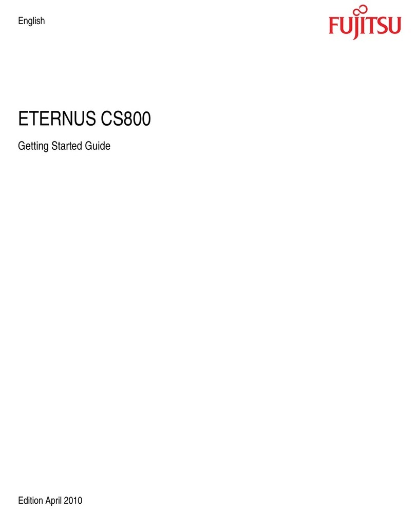 Fujitsu ETERNUS CS800 User manual