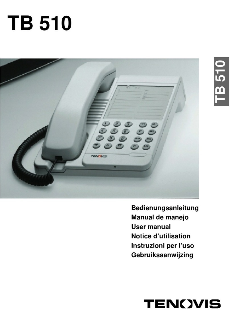 Tenovis TB 510 user manual