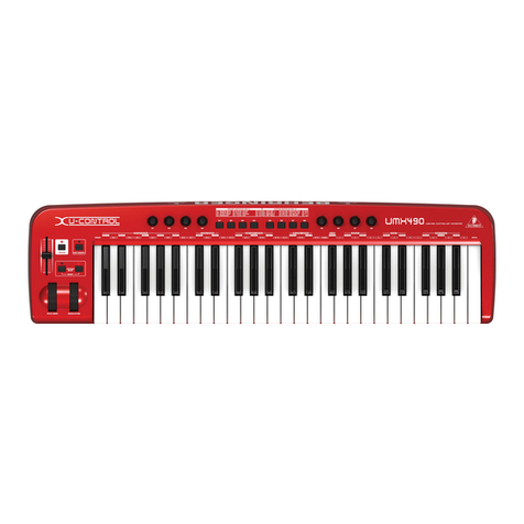 Behringer U-CONTROL UMX490 user manual