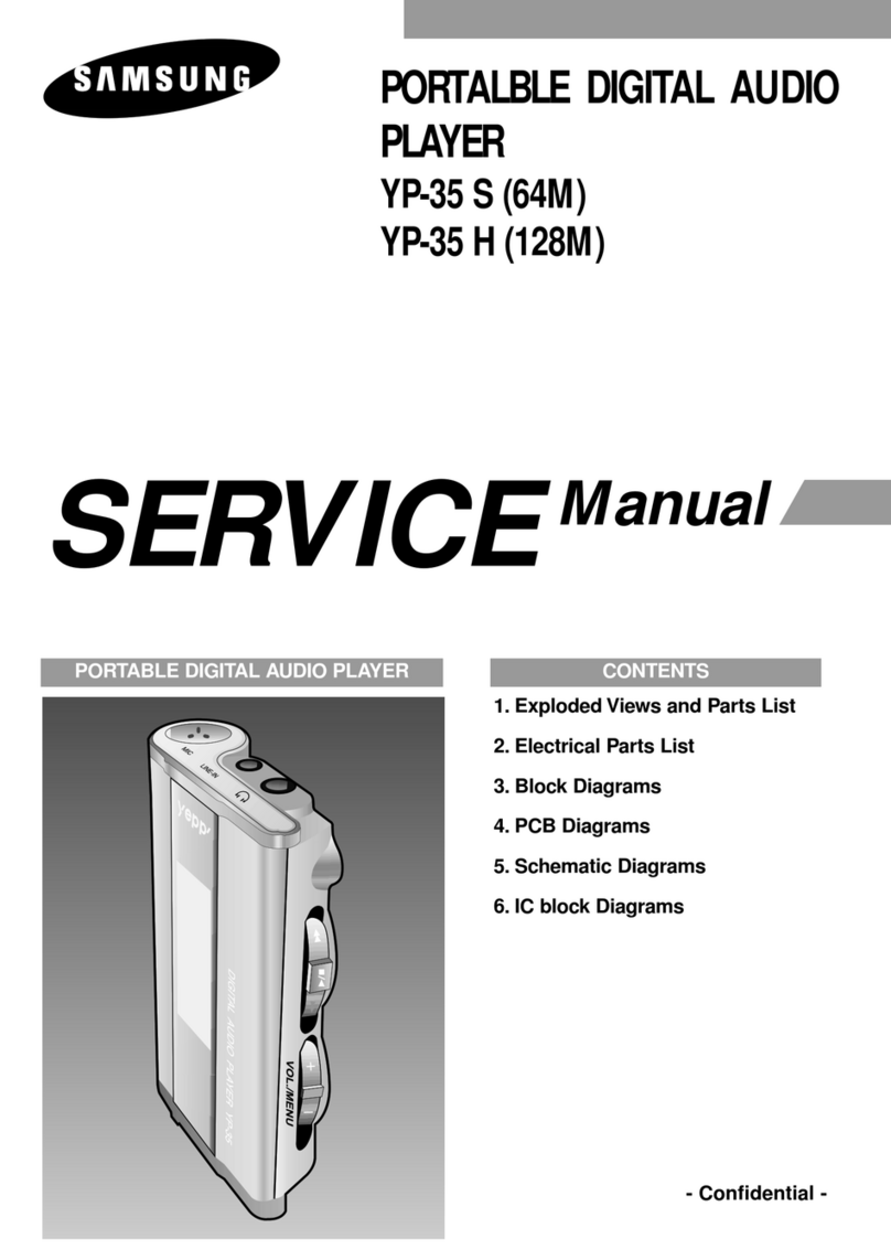 Samsung Yepp YP-35 S User manual