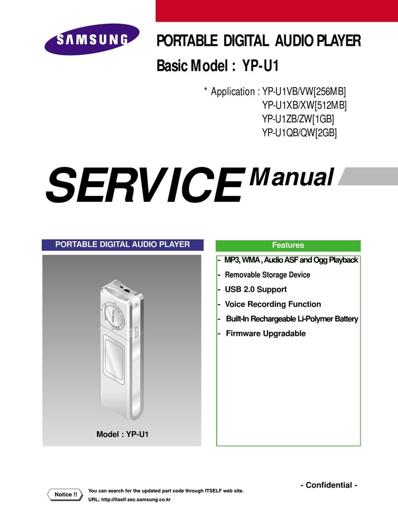 Samsung YP-U1 User manual