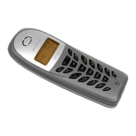 Ericsson DT190 Quick reference guide