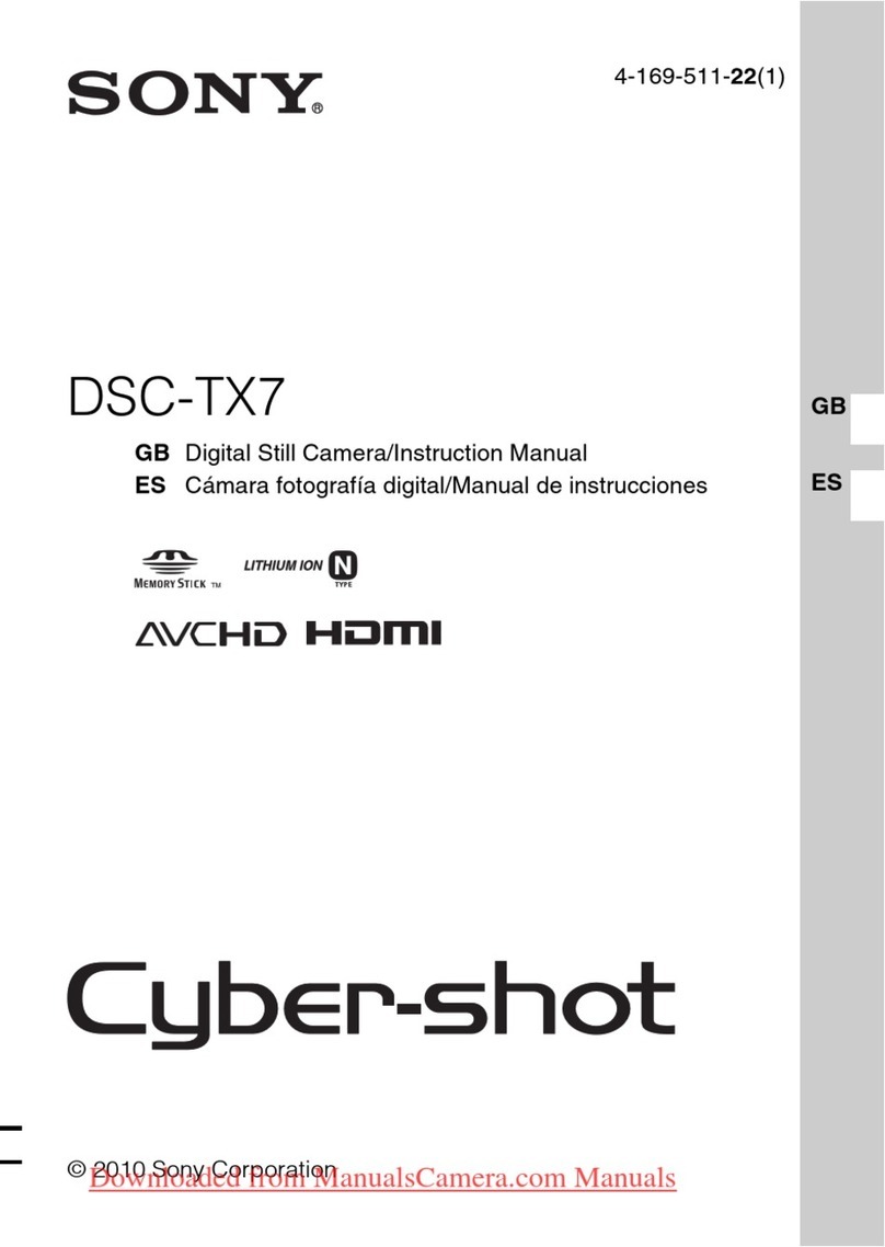 Sony Cyber-shot DCS-TX7 User manual