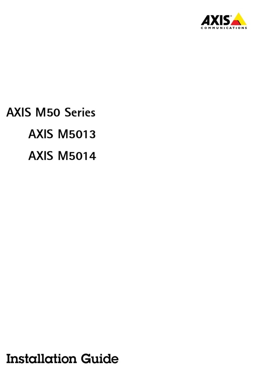 Axis M50 Series installation guide