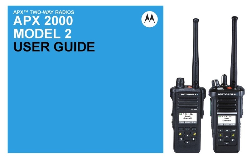 Motorola APX 2000 MODEL 2 User manual
