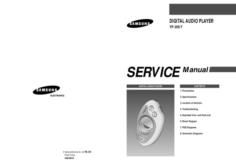 Samsung YP-20S/T User manual