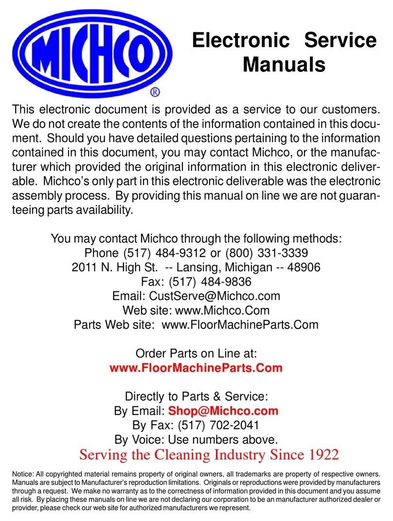Tennant 5540 Operator and parts manual