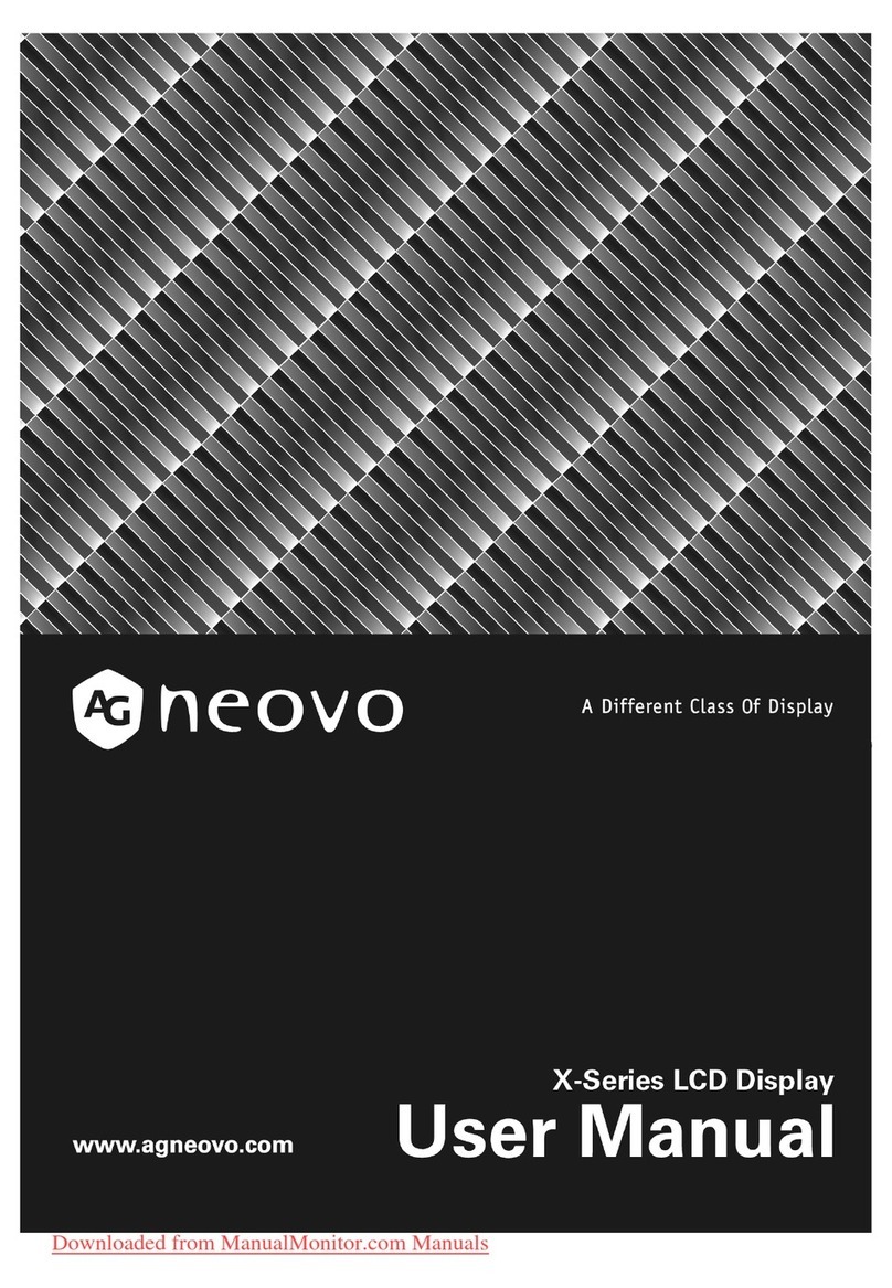 AG Neovo X-19 User manual AG Neovo X-19 User manual