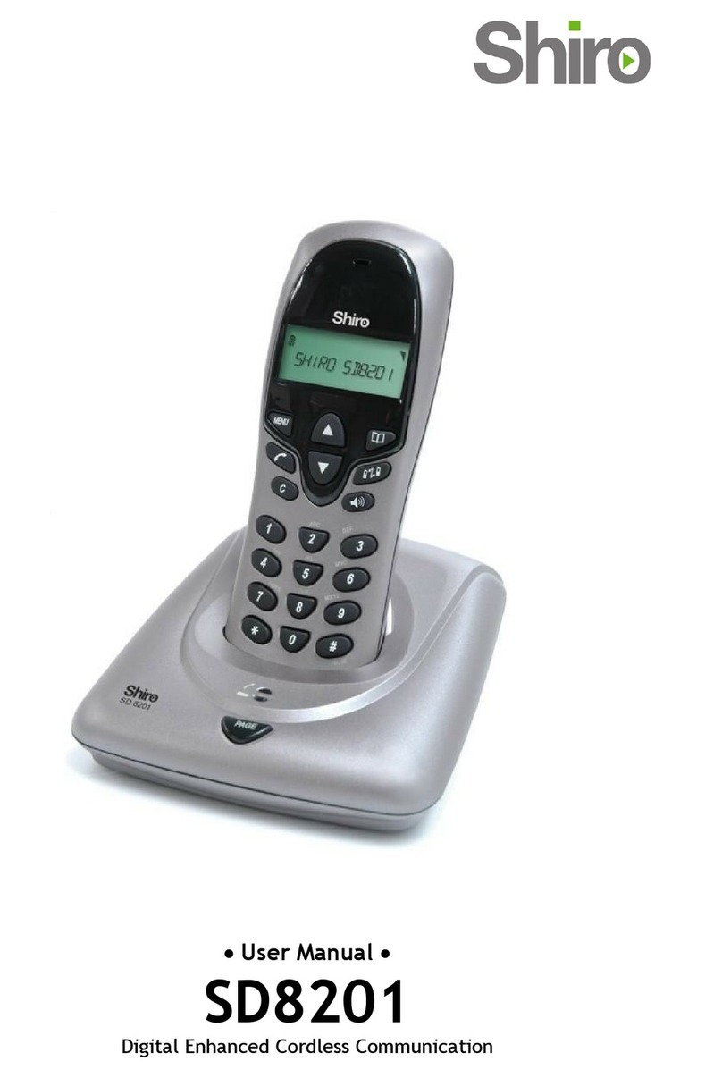 Shiro SD8201 User manual