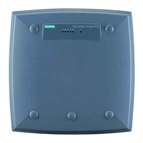Siemens SIMATIC NET SCALANCE W786C Series operating instructions