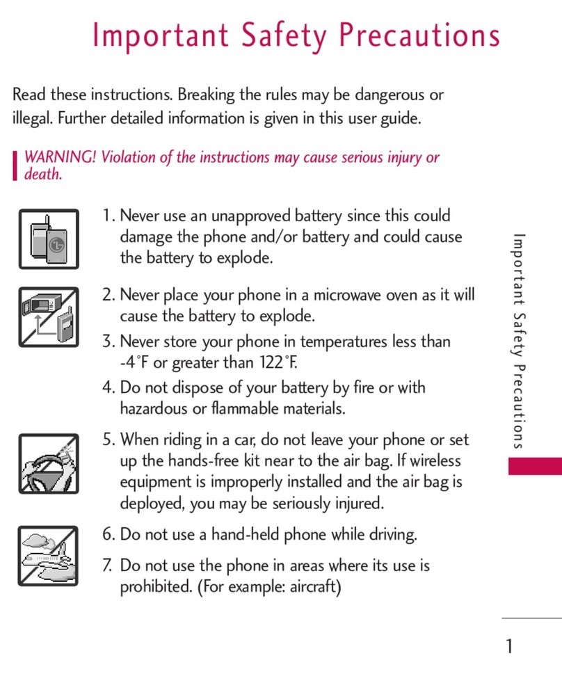 LG 8560 User manual