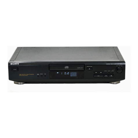 Sony CDP-XE210 Service manual