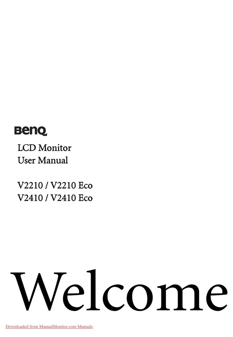 BenQ V2210 User manual