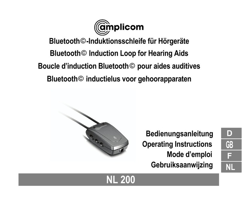 Amplicom NL 200 operating instructions