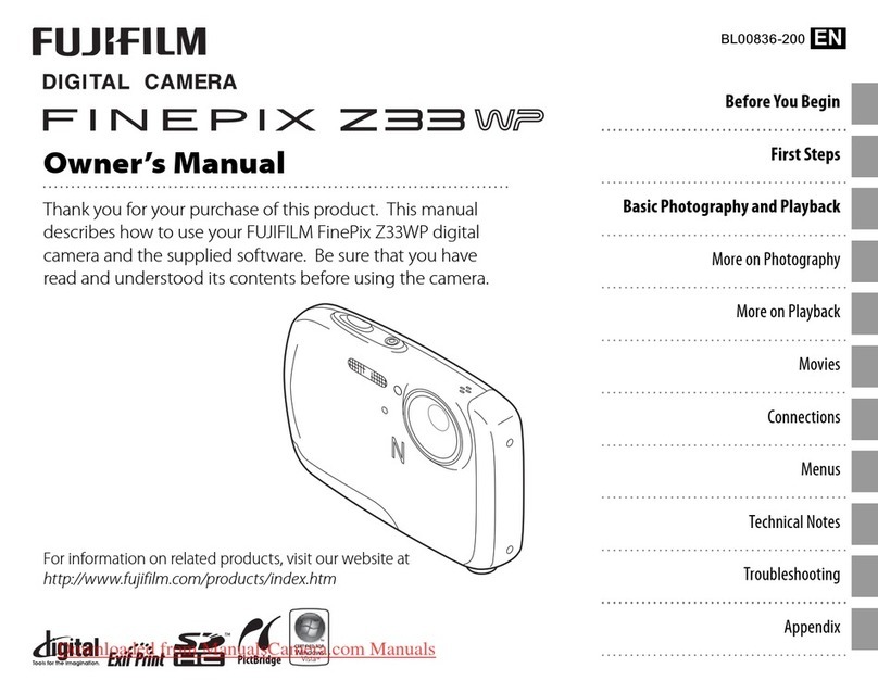 FujiFilm FinePix Z33WP owner's manual