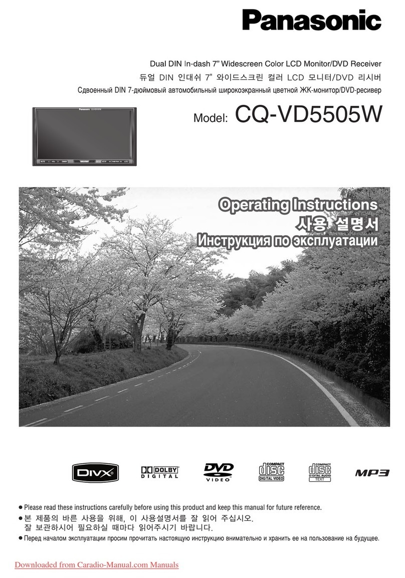 Panasonic CQ-VD5505W User manual