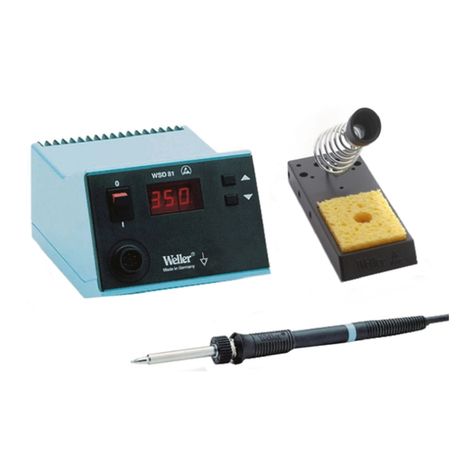Weller wsd 81 operating instructions