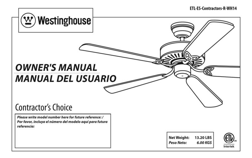 Westinghouse ETL-ES-CONTRACTORS-R-WH14 owner's manual
