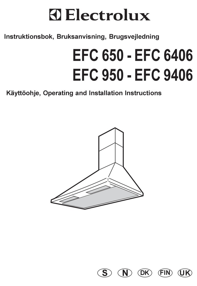 Electrolux EFC 650 Operating and installation instructions