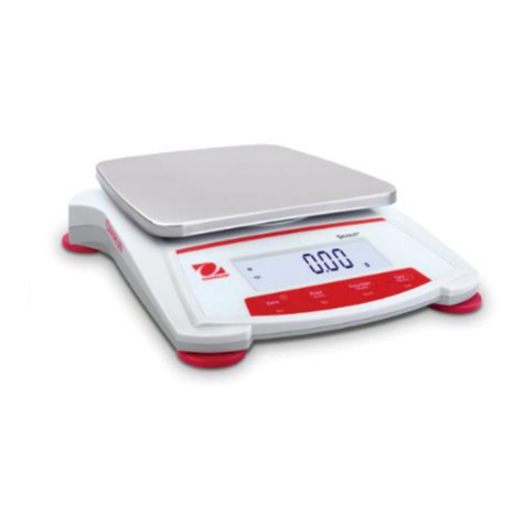 OHAUS Scout Series instruction manual