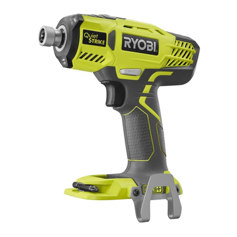 Ryobi P290 User manual