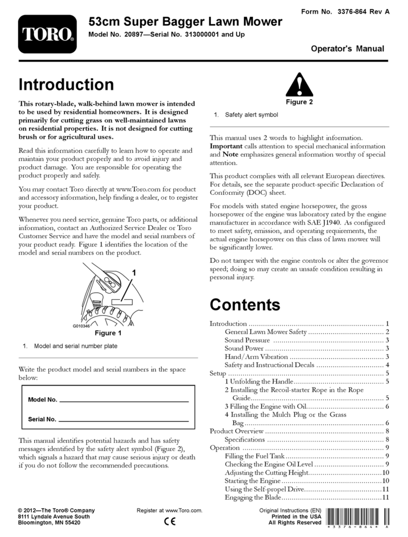 Toro Super Bagger 20897 User manual