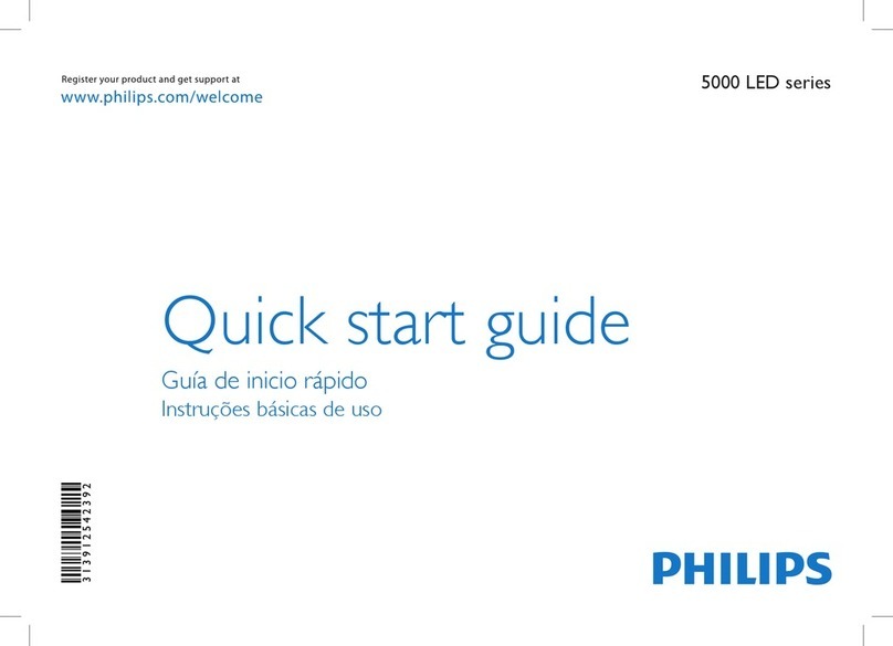Philips 5000 LED series User manual