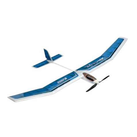 E-FLITE Ascent 450 BL Park Glider PNP User manual