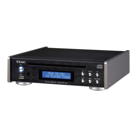 Teac PD-301 User manual