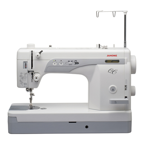 Janome 1600P-QC - User manual Janome 1600P-QC - User manual