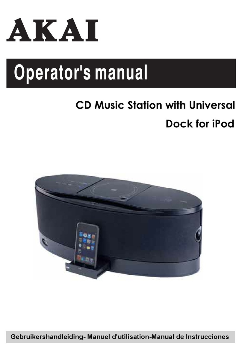 Akai ASB70I Operator's manual